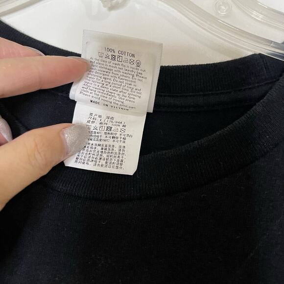 Authentic A Bathing Ape BAPE busy works ape head logo black tshirt Large - Picture 5 of 8